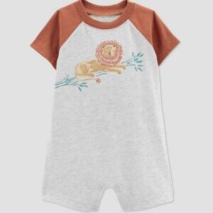 Cute Lion Romper - Baby Boy Size Newborn